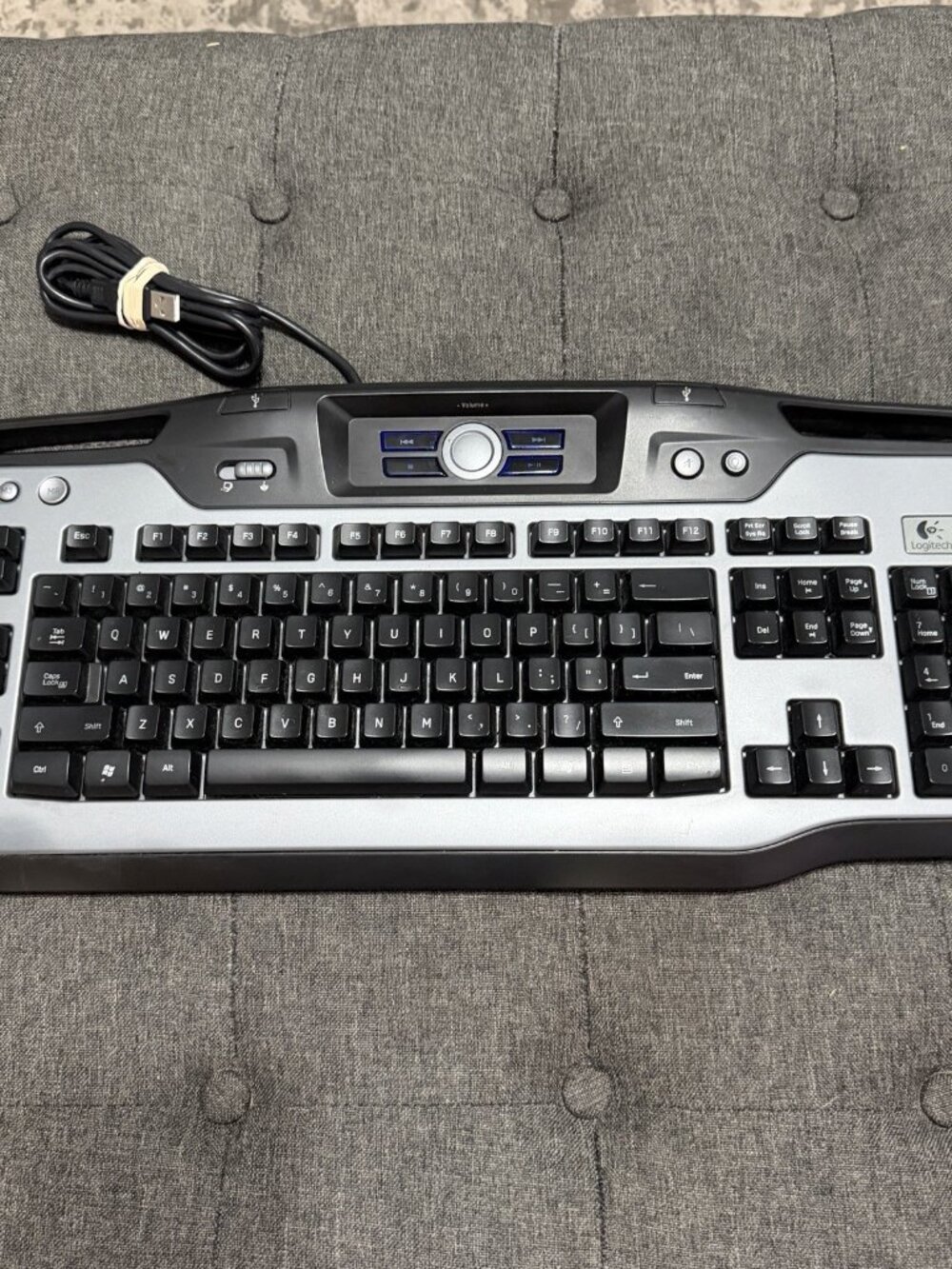 Logitech G11 Gaming Keyboard Wired USB Cord Y-UG75A - Tested